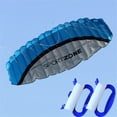 thumbnail image 5 of ZMKIAG Large Parachute Stunt Kite Beach Toys 98.43 inch/2.5 m, Camping & Hiking Perfect Trainer Kite Power to Your Children, Easy to Fly and Convenient to Use, 5 of 8