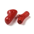 thumbnail image 3 of 50g Dyed Chips Synthetic Coral Beads Strands Indian Red 4~18x2~5x2~4mm Hole: 0.5mm, 3 of 3