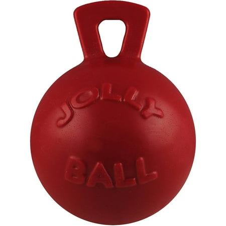 UPC: 0788169044515 | Jolly Pet Mini Tug n Toss Interactive Ball Dog Toy  4   Red