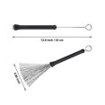 thumbnail image 3 of 1Pair Drum Wire Brushes Retractable Drum Wire Stick Drum Stick Brush with Comfortable Handles Drum Accessories, 3 of 4