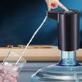 thumbnail image 2 of Bomba dispensadora automática de agua para botellas de agua | Bomba de agua eléctrica recargable USB | Plástico ligero portátil | Se adapta a jarras de 2 a 5 galones | 1 bomba + manguera + cable de, 2 of 9