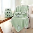 thumbnail image 3 of Qocolhg Cute Ultra Soft 2 Pcs Cotton Towel Set, Contains 1 Bath Towels 28x55 inch, 1 Hand Towels 14x30 inch, 100% Cotton, Lighter Weight, Quicker to Dry, Super Absorbent, Clearance, 3 of 6
