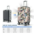 thumbnail image 4 of Hirioo Rose Flowers for Elasticity Suitcase Cover (No luggage Included) Durable Luggage Protector Fits 18-32 Inch Luggage-Large, 4 of 7