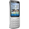 Nokia C C3-01 Touch and Type 30 MB Feature Phone, 2.4" LCD240 x 320, 3.5G, Silver