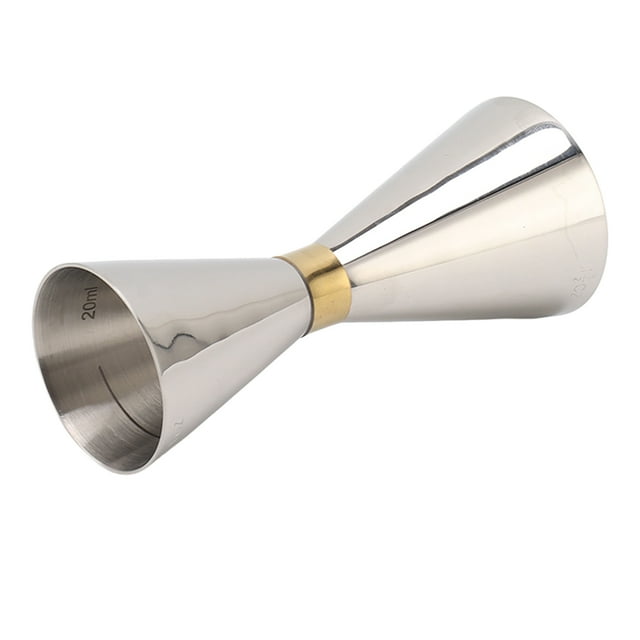 Accesorio de coctelería, jigger para cócteles, jigger de barra de doble extremo, jigger para medir cócteles, artesanía excepcional