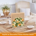 thumbnail image 5 of Oranges Green Leaves Flowers Napkin Holders for Tables Napkin Stand Paper Holder Organizer Tabletop Tissue Box Dispenser, 5 of 8