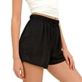 thumbnail image 6 of Girls Shorts Satin Elastic Waisted Casual Comfy Lounge Short with Bowknot Summer Sleepwear Size 5-14, 6 of 7