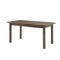 thumbnail image 6 of HQZX 60"Dining Table for 6 Person,Retro Kitchen Table,with Solid Wood Legs，Walnut, 6 of 8