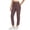 Coffee, variant on Women's Casual Pants, High Waist Elastic Waist Sporty Pants with Zippered Pockets, Comfortable for Hiking, Golf, Daily Commute, and Travel Activities, Breathable & Durable-Black