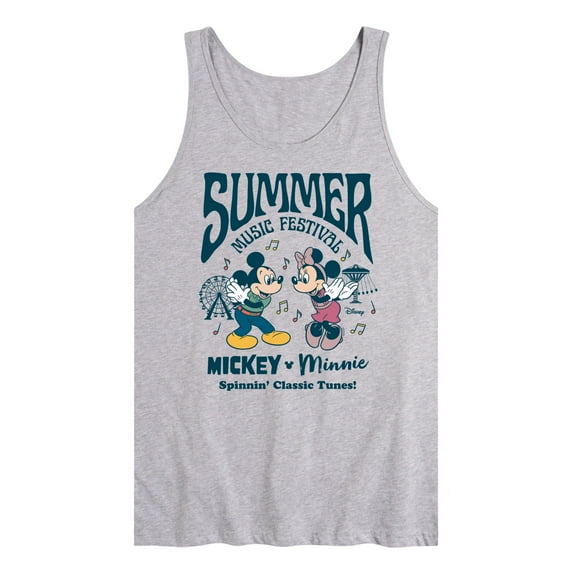 Disney - Mickey & Friends - Mickey & Minnie - Summer Music Festival - Spinnin' Classic Tunes - Men's Jersey Tank Top