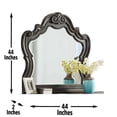 thumbnail image 2 of Steve Silver Rhapsody Multi-step Molasses Wood 7-drawer Dresser and Mirror, 2 of 10