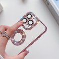 thumbnail image 3 of Funda De Lujo Galvanizada Diamond Eagle Eye Lens Film Para IPhone 14 13 12 11 Pro Max A Prueba De Golpes, 3 of 4