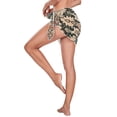 thumbnail image 2 of Mandala Pattern Retro Women Coverups Beach Cover Up Chiffon Swimsuit Bikini Wrap Short Skirt Beach Slit Tie Waist, 2 of 8