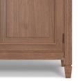 thumbnail image 6 of Simpli Home Connaught 40 inch Wide Solid Wood Traditional Entryway Storage Cabinet in Medium Saddle Brown, 6 of 12