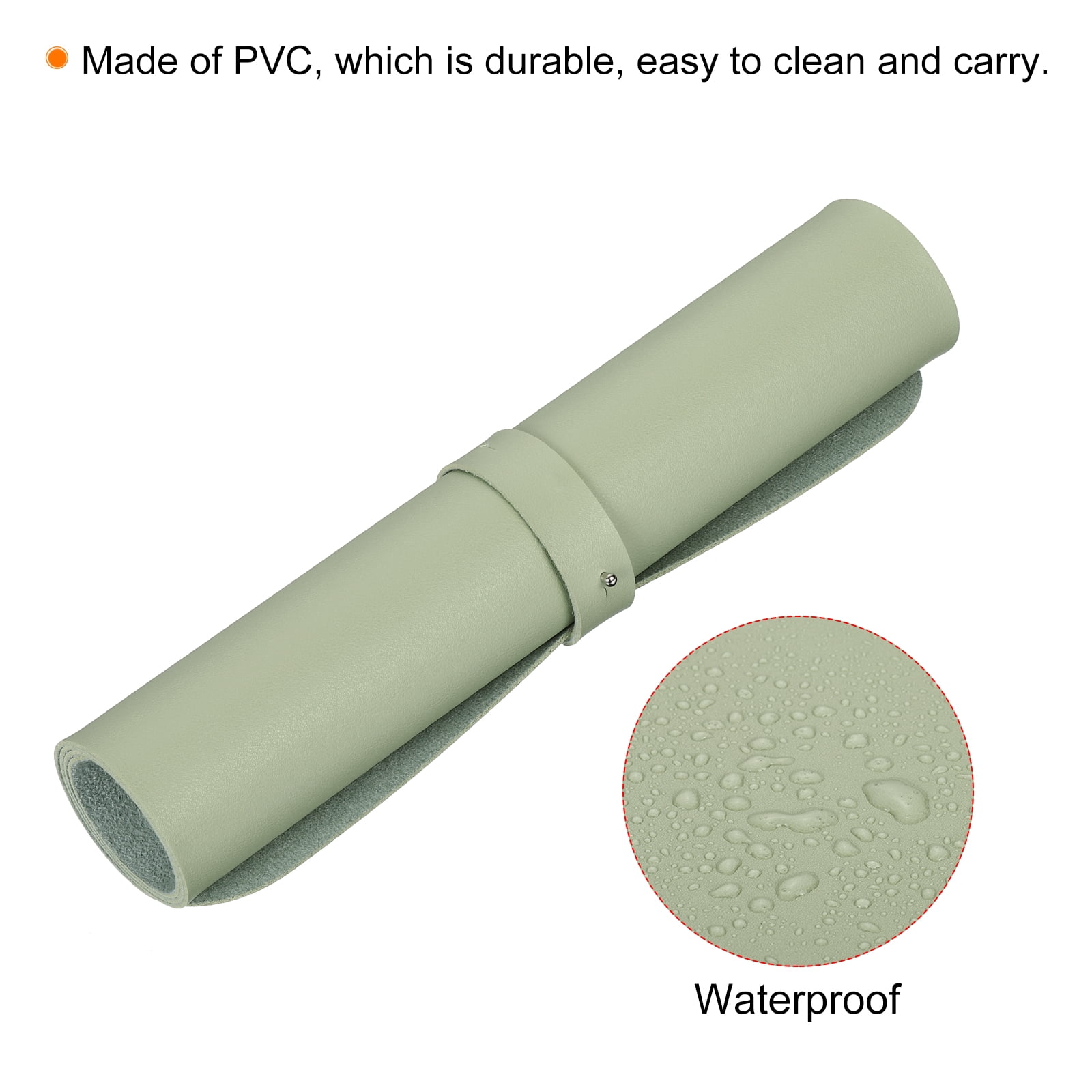 Unique Bargains Desk Mat Protector Non-Slip Mouse Pad for Office Home Green 30x60