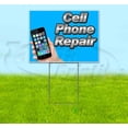thumbnail image 1 of Cell Phone Repair (18" x 24") Yard Sign, Includes Metal Step Stake, 1 of 6