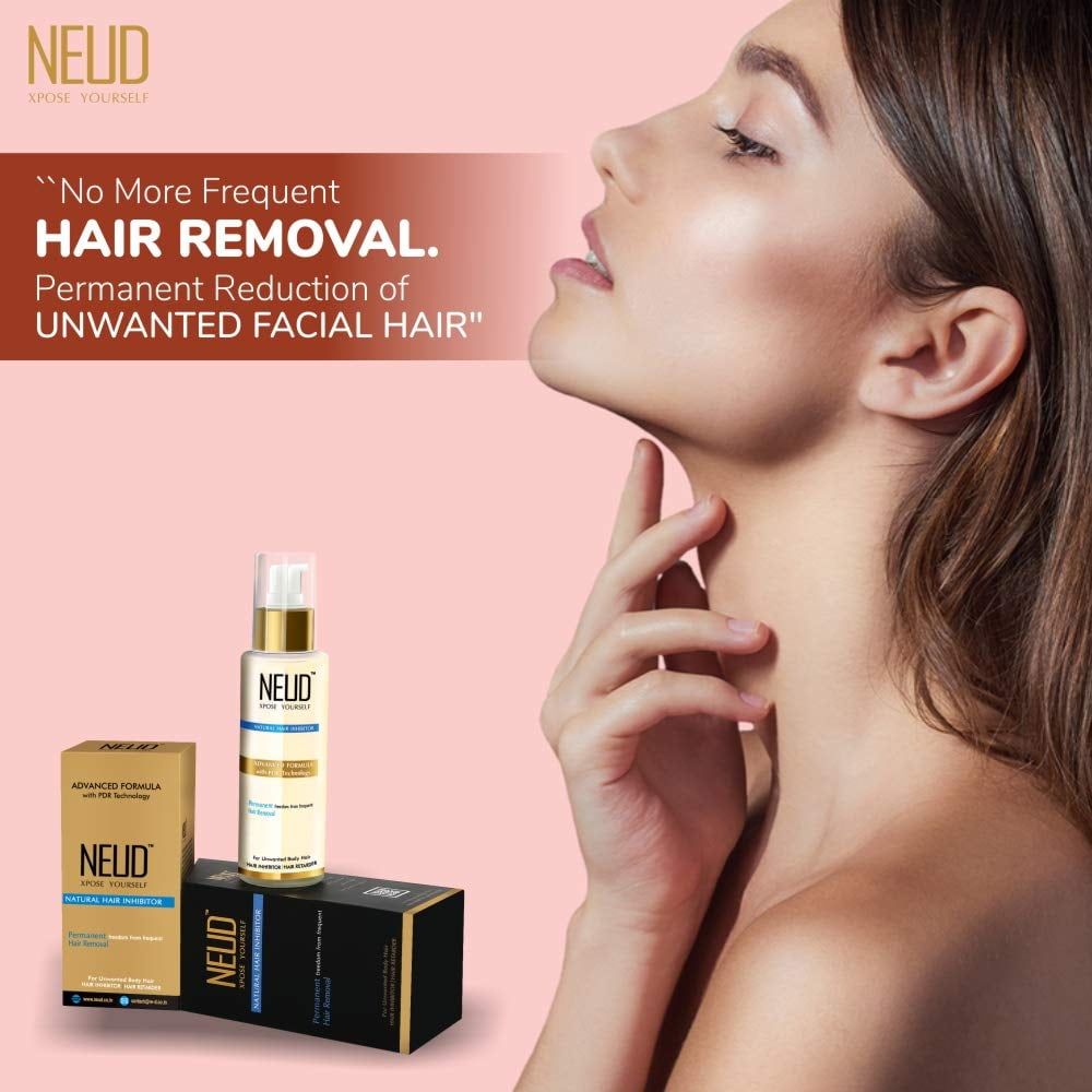 Now it's easy to get rid of unwanted hair by NEUD Natural Hair Inhibitor -  Pari's World
