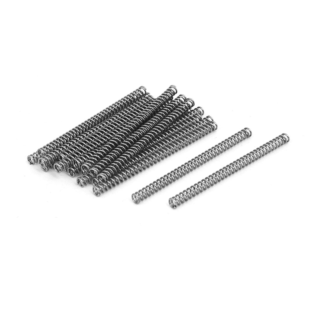 0.5mmx3mmx45mm 304 Stainless Steel Compression Springs 10pcs