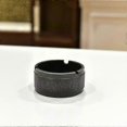 thumbnail image 2 of 1pices Black Ashtray With Lidoutdoor Smokeless Ashtray With Cover Ashtray Set Outdoor Terrace Metal Cigarette Butt Container Brass Odorless Deodo, 2 of 5