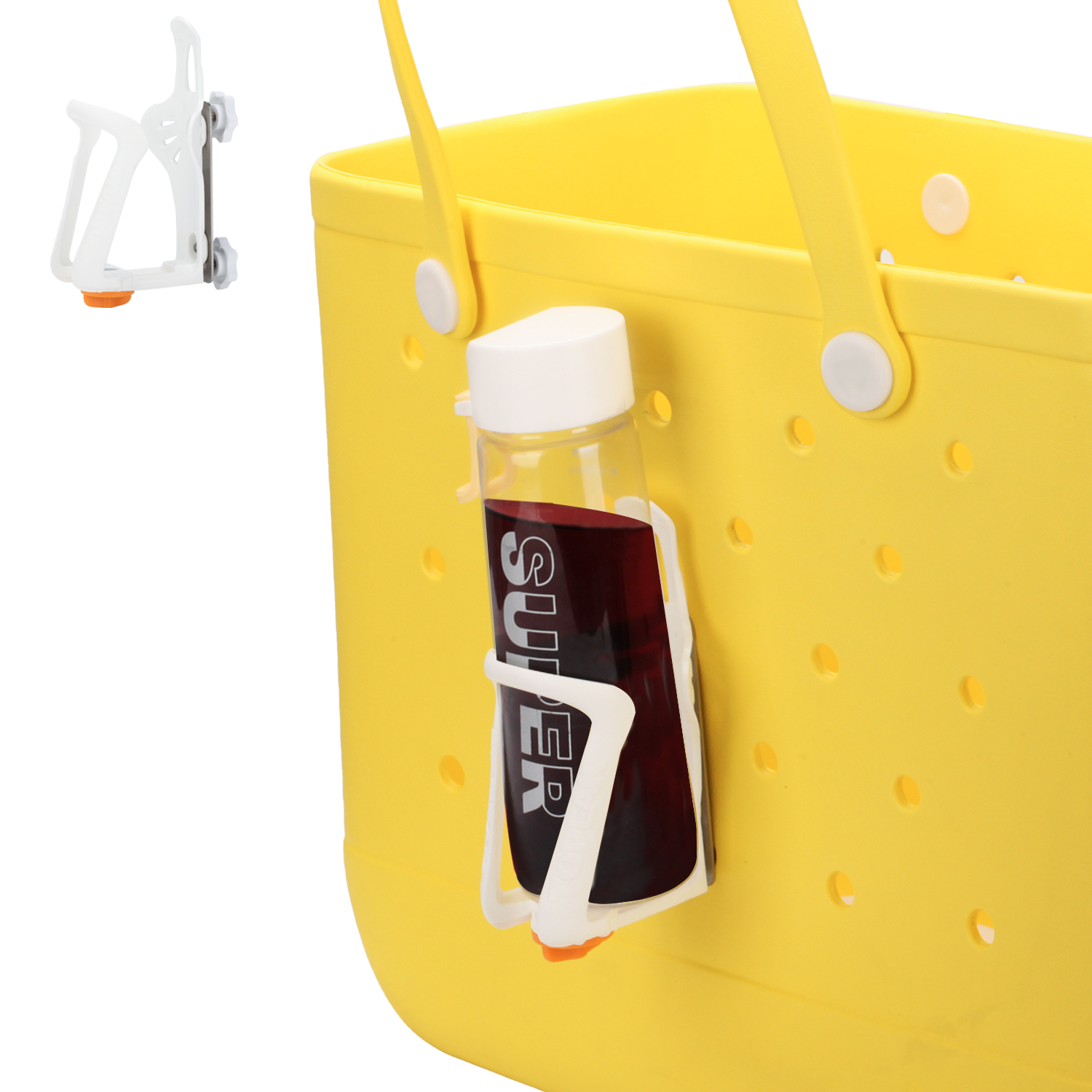 Can Drink Water Bottle Holder for Bogg Bag, Adjustable Water Bottle