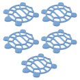 thumbnail image 1 of 5 manteles individuales aislantes de gel de sílice resistentes al calor, alfombrillas gruesas antideslizantes y escaldadoras., 1 of 5