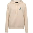 thumbnail image 2 of Women's Levelwear Khaki Florida Marlins Cooperstown Collection Adorn Core Logo Pullover Hoodie, 2 of 3