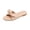 Khaki, variant on Ladies Sandals, Flat Sandals for Women, Beach Sandals, Womens Dress Sandals, Comfortable Sandals for Women, Women's Flat Sandals - Slip-On Mules with Bow Decoration, Silver, 6.5 (38)
