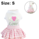 thumbnail image 2 of Camisa princesa plaid vestido en capas para cachorro gato cachorro verano traje boda cumpleaños fiesta traje Adepaton CPB-DE-LYY2153-7, 2 of 5
