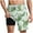 Green^3, variant on Jjayotai Mens George Shorts, Big and Tall Swim Trunks for Men, Compression Liner Bathing Suit with Pockets, Beach Shorts Quick Dry Floral Print Swimsuit