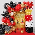 thumbnail image 1 of Cajas de regalo para fiestas Amandir, 144 unidades, con diseño de casino, 1 of 7