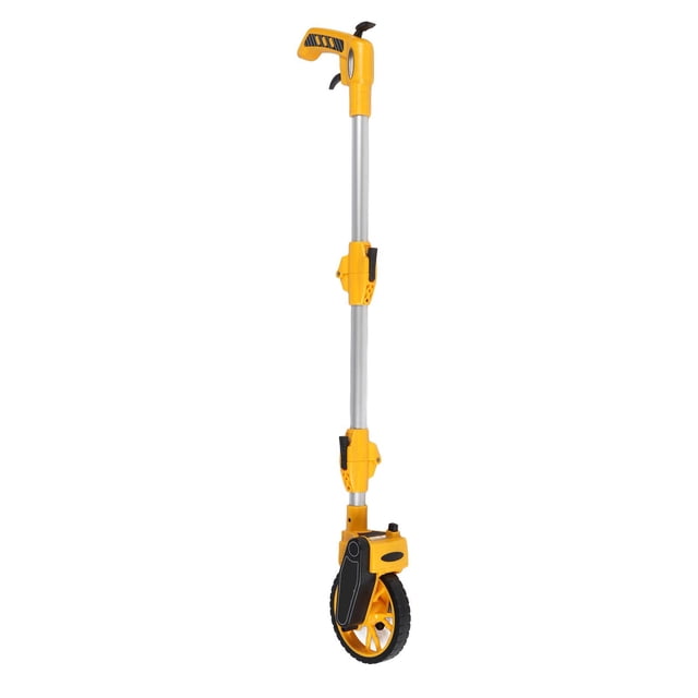 Measuring Wheel, Folding Distance Measuring Wheel Compact 9999.9m Capacity Easy To Use for Construction Site