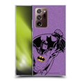thumbnail image 1 of Head Case Designs Officially Licensed Batman DC Comics Logos Purple Soft Gel Case Compatible with Samsung Galaxy Note20 Ultra / 5G, 1 of 7