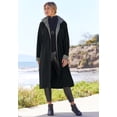 thumbnail image 6 of Jessica London Women's Plus Size Water Resistant Contrast Raincoat w/ Detachable Hood, 6 of 6