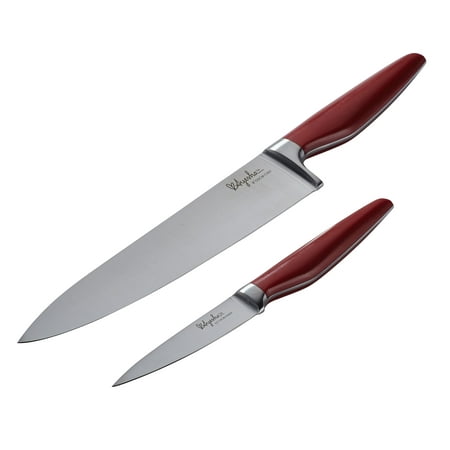 Ayesha Collection Japanese Steel Cooking Knife Set, Sienna Red,