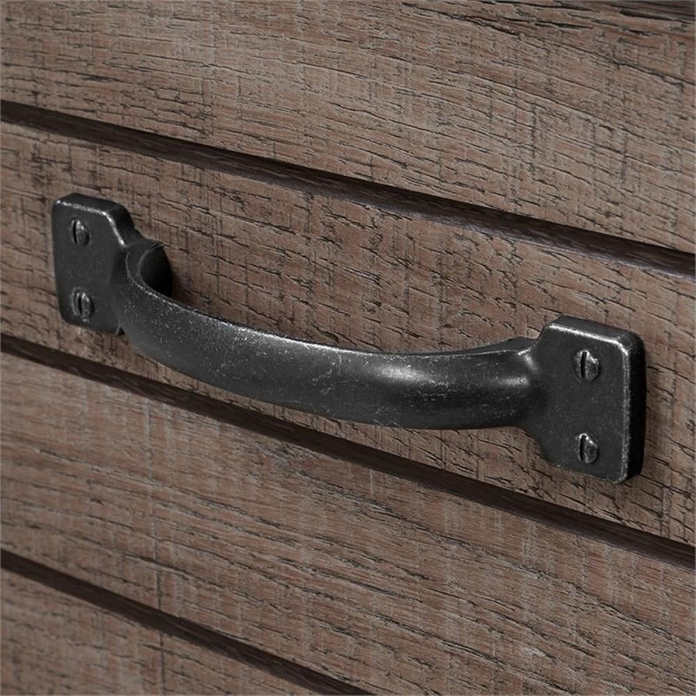 Pemberley Row Laminated Particleboard Fall Oak Bookcase Headboard Rectangular 40.2" Unassembled