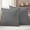 Dark Gray, variant on Vintage Brown Outdoor Waterproof Throw Pillow Covers 16x16 Set of 2, Farmhouse Retro Dark Solid Color Linen Texture Decorative Pillowcases Cushion Pillowcase for Couch Sofa Patio Pillow Protector