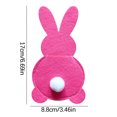 thumbnail image 3 of AJKSFHIU Easter Bunny Utensil Cutlery Holders,4pcs Easter Flatware Holders Pouch Bags Felt Silverware Holder Bag,Utensil Sleeve for Knife forks Easter Table Decoration Wedding Birthday Party, 3 of 5