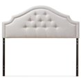 thumbnail image 3 of Bowery Hill Modern Fabric Upholstered Queen Headboard in Beige, 3 of 4