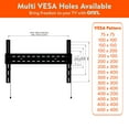 onn. Fixed TV Wall Mount for TVs 32" to 86" holds upto 120 lbs