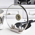 thumbnail image 4 of Fdelink Kitchen Rest with Drip Pad Heat Anti Slip Pp Food Safty Spoon Rest Holder for Stove Top Spoons Ladles Tongs White, Storage Organizer, Storage Racks and Shelving, 4 of 9