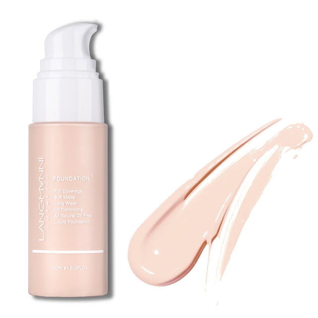 High Light Face Liquid Foundation Makeup Full Coverage Concealer Whiten 30Ml, Concealer Foundation