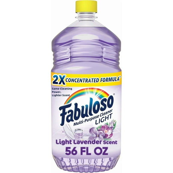 RIVEN- Fabuloso Multi-Purpose Cleaner, Floor Cleaner, Light Lavender Scent, 56 Fl Oz