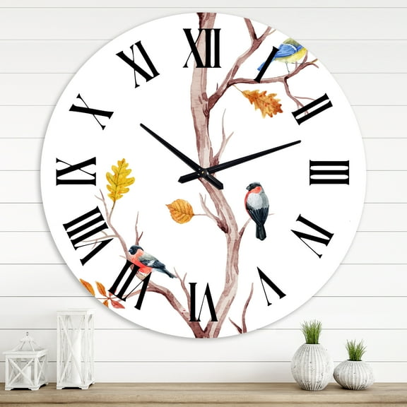Designart 1 in Quartz Traditional Wall Clock