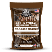 Pit Boss 100% All-Natural Hardwood Classic Blend BBQ Grilling Pellets, 40 Pound Bag