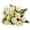 White, variant on Lifelike Silk Arrangement for Home Realistic Petals to Room and Easter Print design,29 cm,Pink