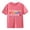 Pink, variant on UACY Girls First Day of School Rainbow Graphic T Shirt Short Sleeve Crew Neck Cotton Casual Tee for Kids (Light Green, 8-9 Years)