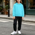 thumbnail image 6 of Timegard Toddler Clothes Boys Girls Sweatsuit Kids Fall Winter Casual Comfy Workout Sets Hoodies Joggers Outfits, 6 of 8