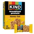 thumbnail image 4 of 2 pack KIND Oats & Honey Breakfast Protein Bars, 6-Count, 1 Cardboard Box, 4 of 5