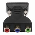 thumbnail image 2 of 4X 3  RGB Female to HD 15-Pin VGA Style Component Video Jack Adapter Conventer, 2 of 6