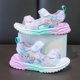 thumbnail image 2 of Niños Niñas Dibujos animados Frozen Elsa Wing Sandalias Princesa suave Sandalias Estampado ligero Zapatos de bebé Cómodo Verano Niños Sandals29 Gao Jinjia LED, 2 of 2